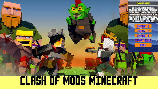 Android application Clash of Mods for Minecraft PE screenshort