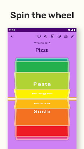 Android application Wheel Spinner - Spin the Wheel screenshort