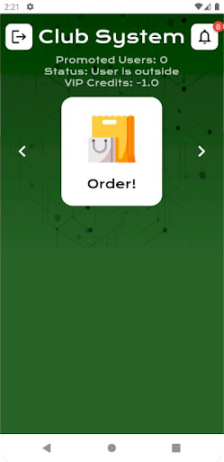 Android application Club System screenshort