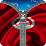 Tunisia Flag Zipper Lock icon