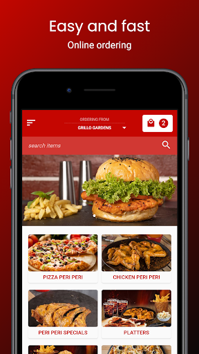 Android application GrillO The Healthier Option screenshort