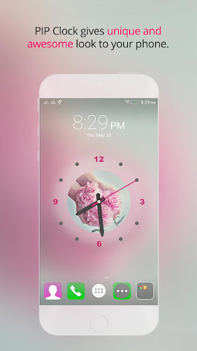 PIP Clock Live wallpaper