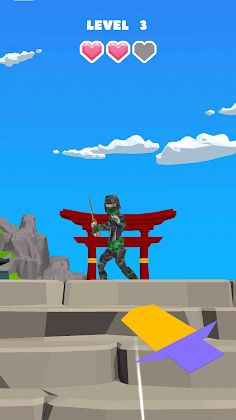Origami Ninja 3D - Screenshot 4