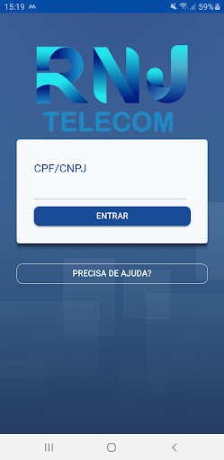 Android application Cliente RNJ Telecom screenshort