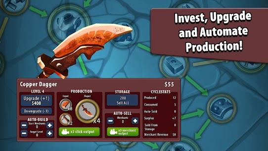 Crafting Idle Clicker APK 8.1.1 (Unlimited Money) 3