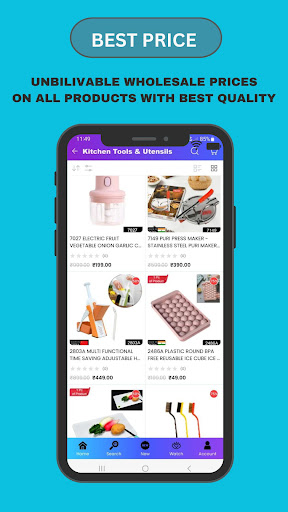 Android application Shop 100 takaa screenshort