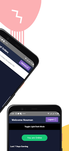 Delivery Application Screen 3