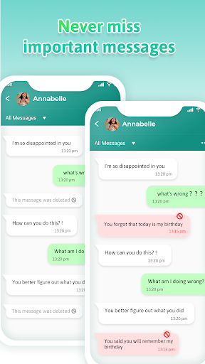 Recover deleted Messages Screen 2