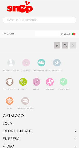 Android application Snep Shop Portugal D 390175349 screenshort