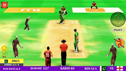 Real t20 World 3dCricket Games