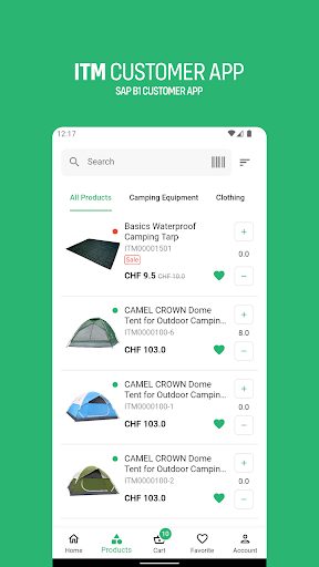ITM - Customer App Screen 2