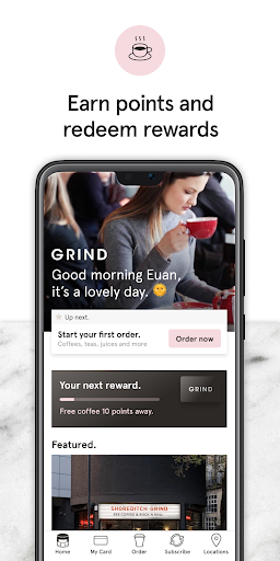 Android application Grind screenshort