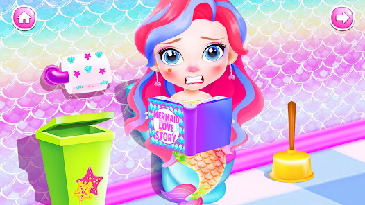 Captura de Pantalla 7 Princess Mermaid Games for Fun android