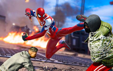 Spider Hero Man City Battle Unknown