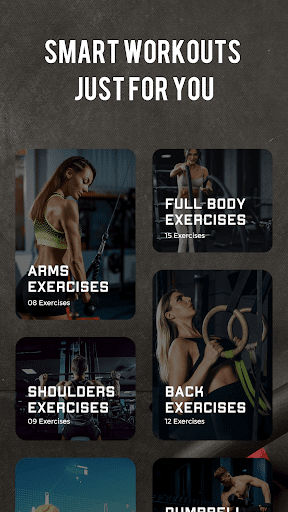 Android application Daily Gym Workout Planner screenshort