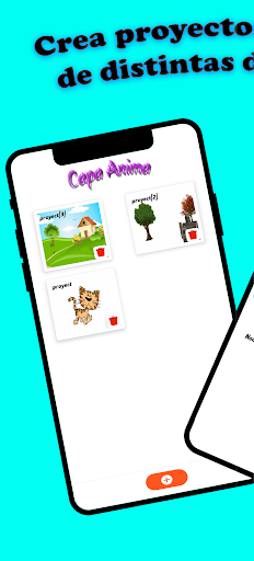 Android application CapaAnim 2D, create animations screenshort