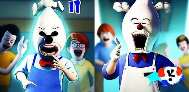 Scary Ice Man: Scream & Horror