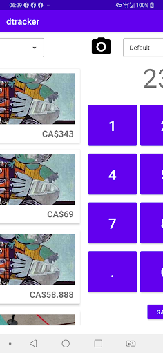dtracker Screen 3