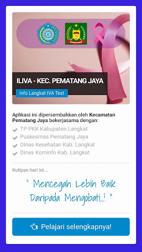 Android application iLIVA Pematang Jaya screenshort