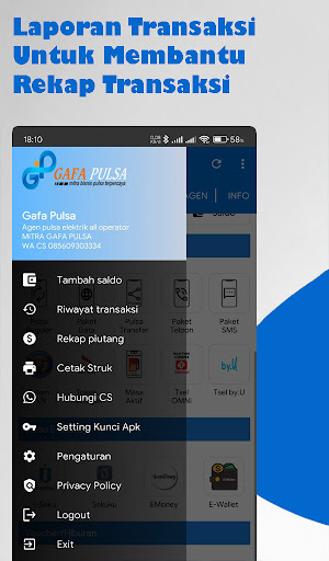 Gafa Pulsa -Pulsa and Paket Data
