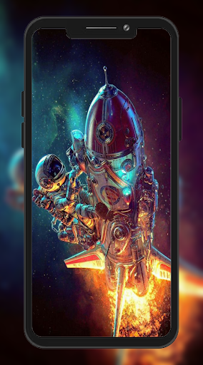 3D Art Astronaut Wallpaper Screen 3