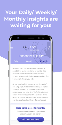 Daily Horoscope Reading Screen 3