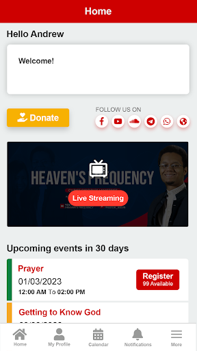 Screenshot of Christ Disciples Church