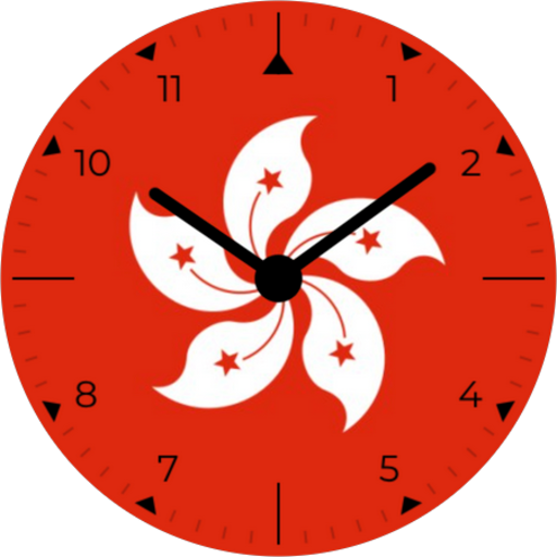 Android application Hong Kong Analog Watch Face screenshort