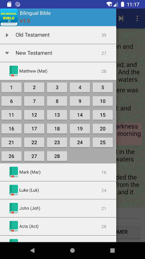 Bilingual Holy Bible Screen 2