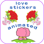 Cover Image of Скачать Animated Love Stickers  APK
