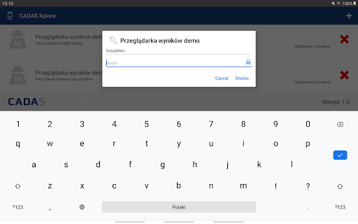 CADAS Xplore Screen 3