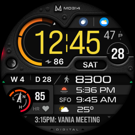 MD314 Health Watch Face screenshot 7