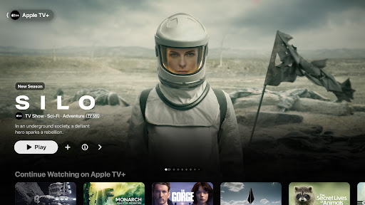 Screenshot of Apple TV