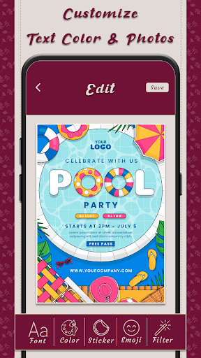 Invitation Maker, Card Maker Screen 3