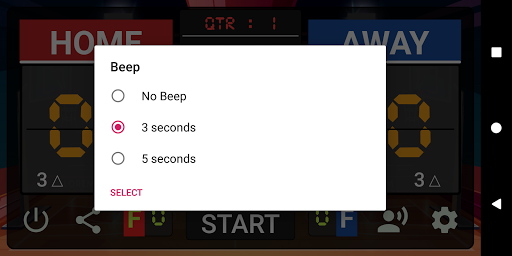 Basketball Scoreboard Screen 2