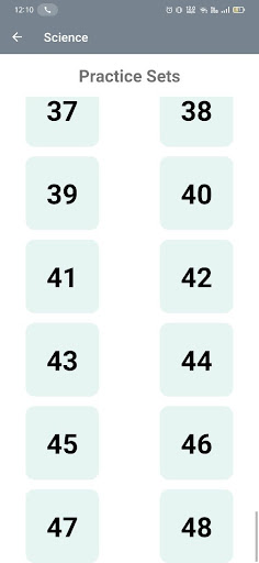 Android application Class 10 Objective & Model Set screenshort