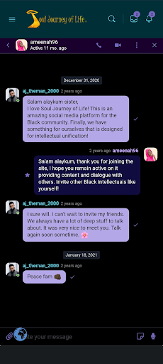Soul Journey of Life Screen 3