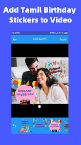 Birthday video maker Tamil - ப 5.0 APK + Mod (Free purchase) for Android
