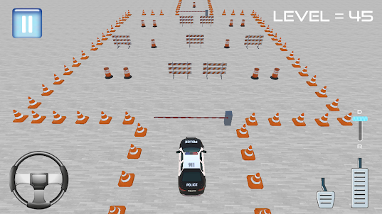 真正的警車停車遊戲模擬 3d - 碩士學校司機停車模擬