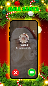 Santa Video Call Greeting Card