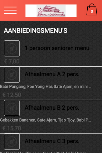 Chinees Indisch Restaurant Pek Screen 3
