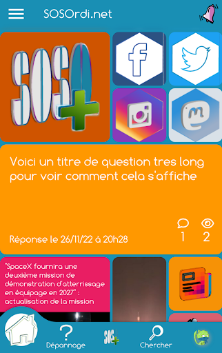 Android application SOSOrdi.net screenshort