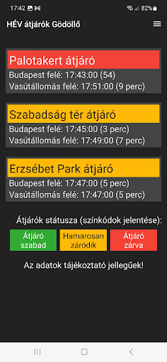 HÉV átjárók Gödöllő Screen 2