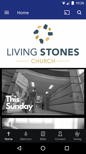 Android application Living Stones Church - Katy screenshort