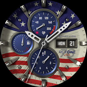 Imágen 4 S4U RC ONE - USA watch face android