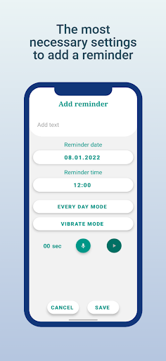 Reminder Screen 2