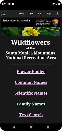 Android application SMM WildFlowers screenshort