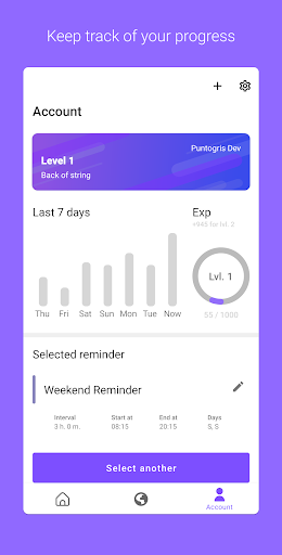 Posture Reminder Screen 2