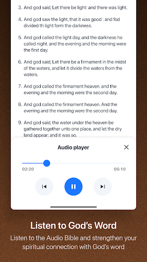 Holy Bible- KJV, Verse & Audio Screen 3