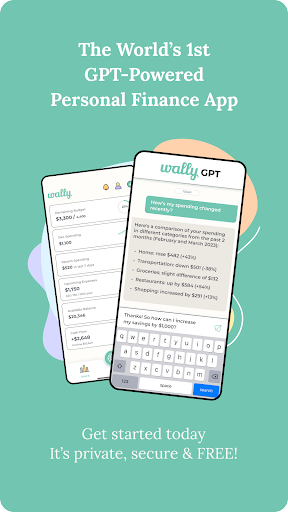 Android application Wally: AI Personal Finance screenshort